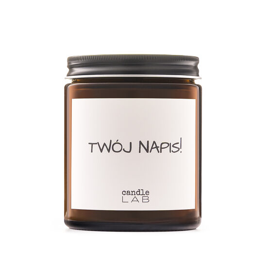 Świeca zapachowa candleLAB na prezent z Twoim napisem!